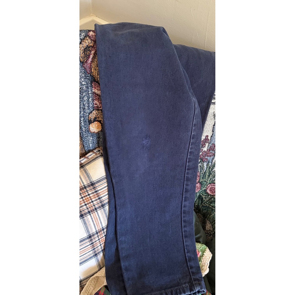 Marithe Francois Girbaud Vintage High Waisted Tapered Leg Jeans Indigo Blue 7/8 - Picture 8 of 8